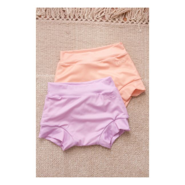 Slip de Bain Matière Recyclée Lumi  | Abricot