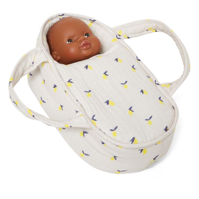 Cotton Moses Basket for Babies Doll