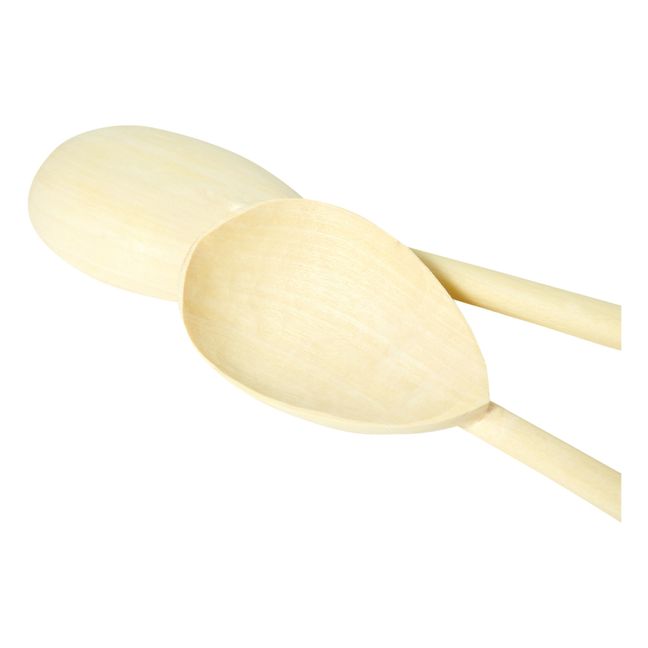 Cuillères à salade en citronnier - Set de 2