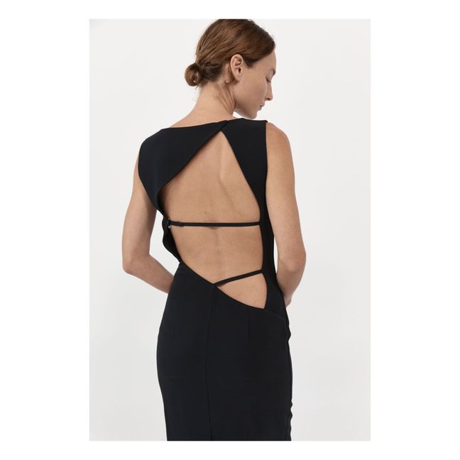 Cut Out Kleid | Schwarz