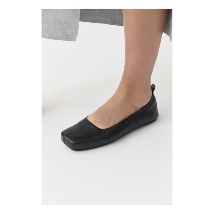 Bailarinas de cuero Ballet | Negro- Imagen del producto n°1