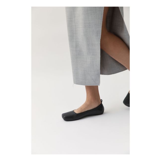 Ballerines Ballet Cuir | Noir