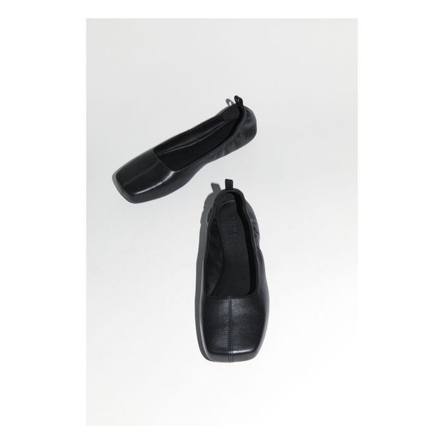 Ballerinas Ballet Leder | Schwarz