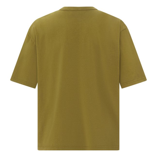 Men's Oversize Organic Cotton T-shirt | Bronzo