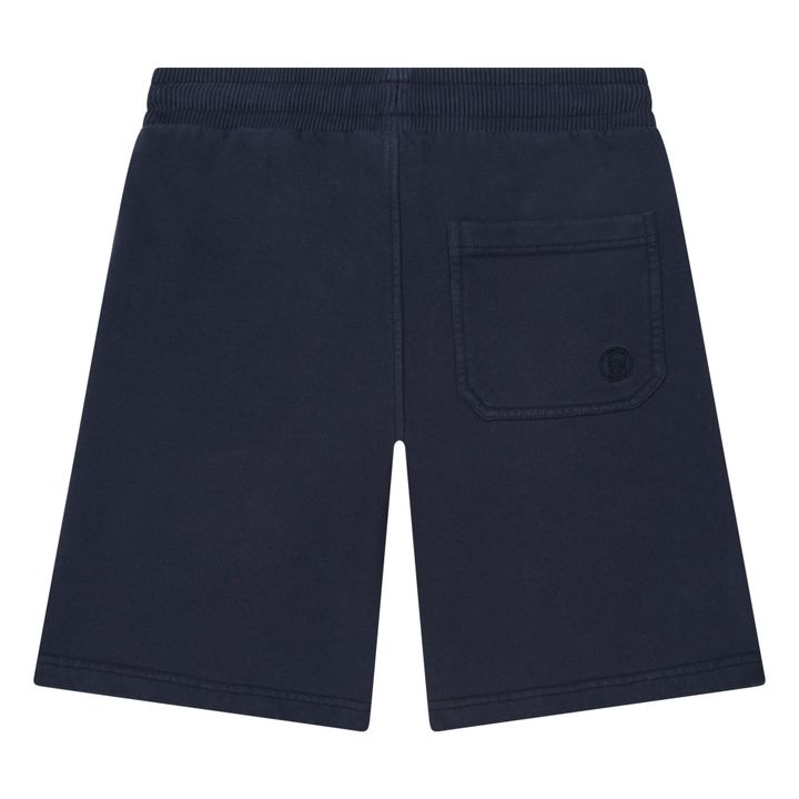 Boy's Organic Fleece Shorts | Navy blue- Product image n°1