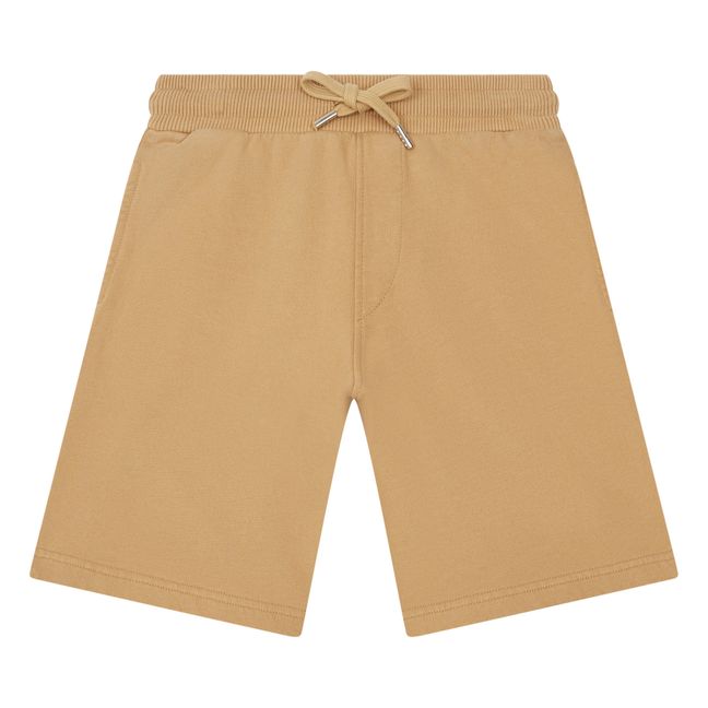 Boy's Organic Fleece Shorts | Caramelo
