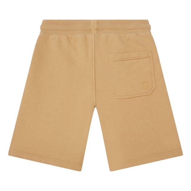 Boy's Organic Fleece Shorts | Caramelo