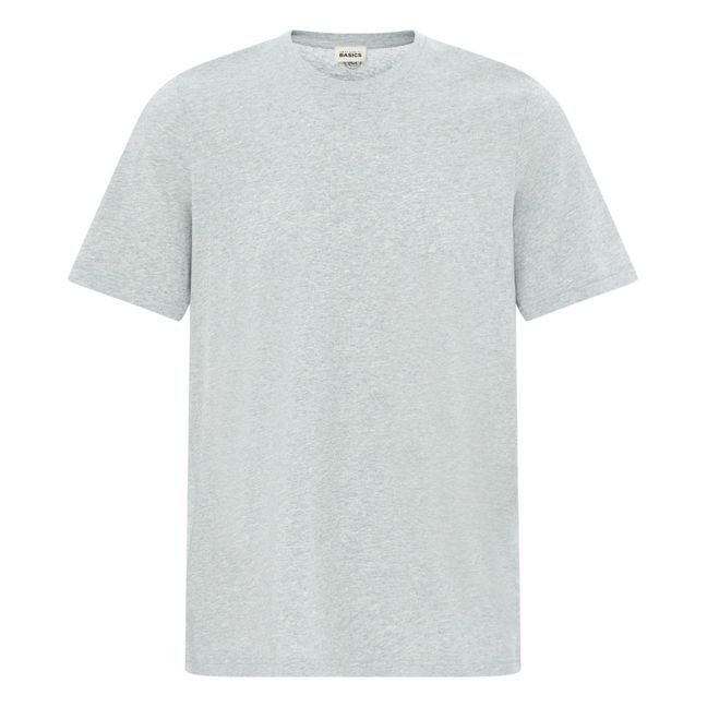 T-Shirt Homme Coton Bio | Gris Jaspeado