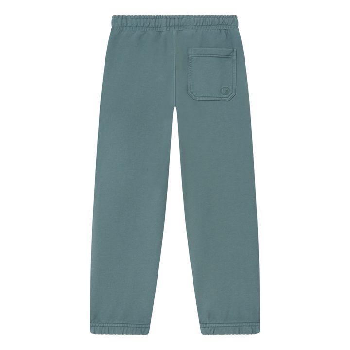 Boy's Organic Cotton Sweatpants | Azul verde- Imagen del producto n°1