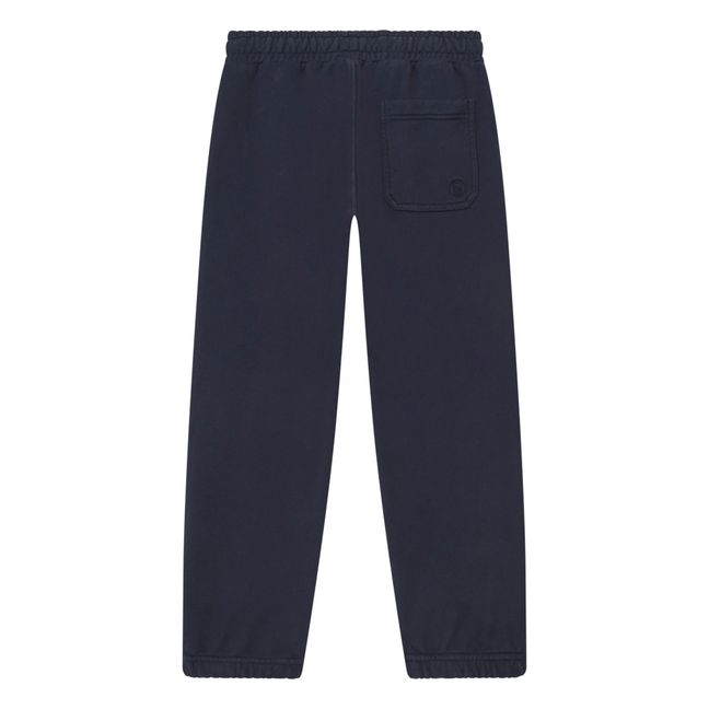 Boy's Organic Cotton Sweatpants | Navy blue