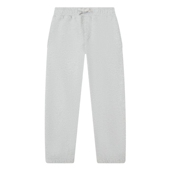 Boy's Organic Cotton Sweatpants | Grigio chiné- Immagine del prodotto n°0