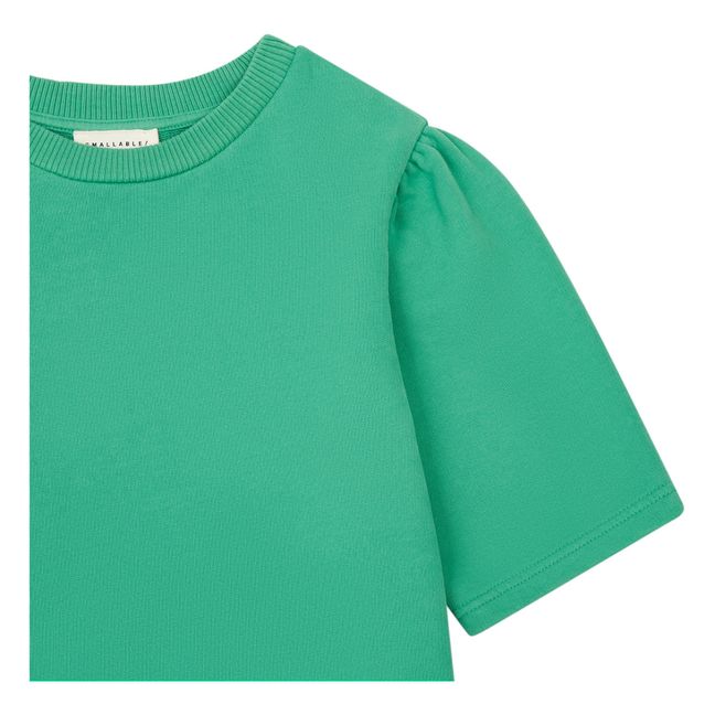 Robe Fille Manches Amples Molleton Bio | Romarin