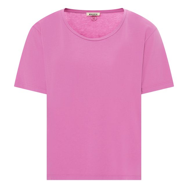 T-Shirt Coton Bio | Rosa Bombón