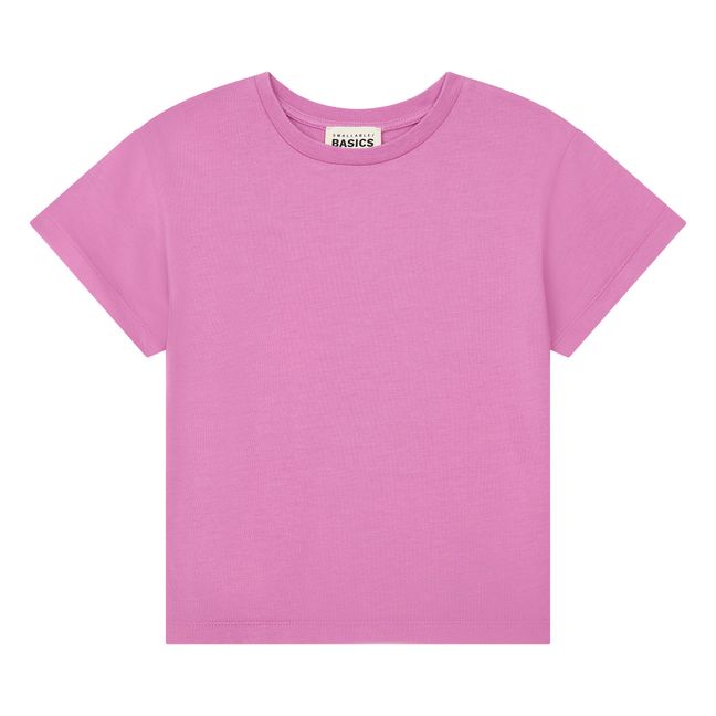 T-Shirt Coton Bio | Rose bonbon