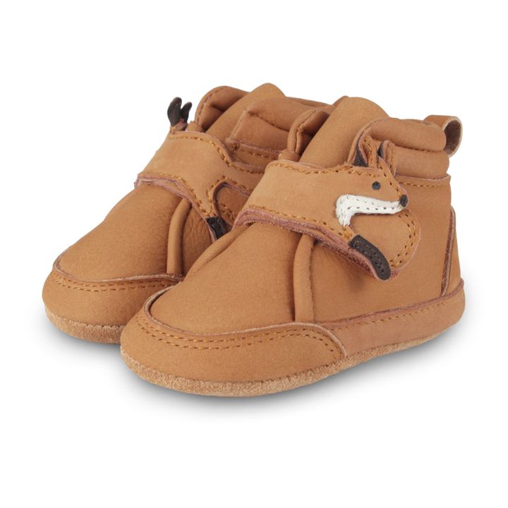Klettschuhe Plou Fuchs | Cognac-Farbe- Produktbild Nr. 3