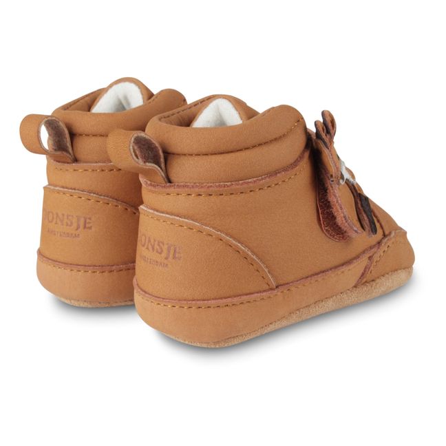 Chaussons Scratchs Plou Renard | Cognac