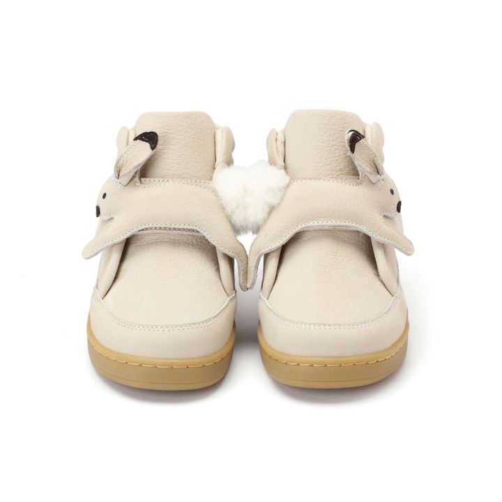 Clo Rabbit Velcro Sneakers | Crema- Immagine del prodotto n°2