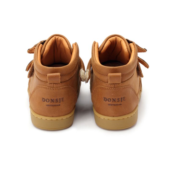 Clo Fox Velcro Sneakers | Cognac- Immagine del prodotto n°5