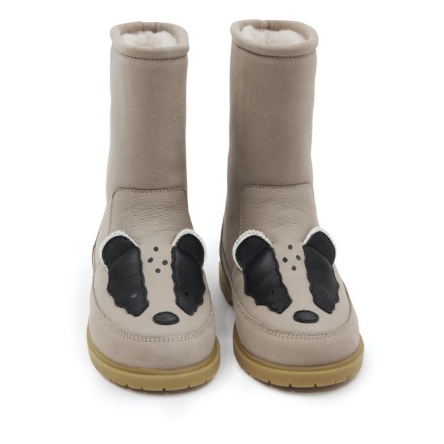 Wadudu Exclusive Lined Badger Boots | Grigio chiaro