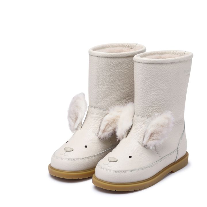 Wadudu Exklusive gefütterte Stiefel Schneekaninchen | Weiß- Produktbild Nr. 4