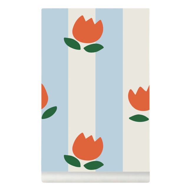 Carta da parati con tulipani | Arancione