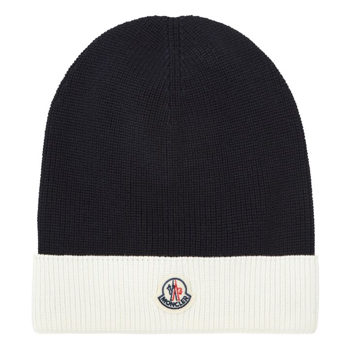 Knitted Logo Beanie | Azul Noche- Imagen del producto n°0