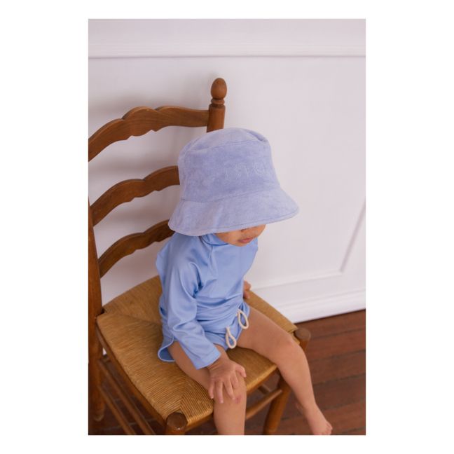 Sorbet Terry Cloth Bucket Hat | Light blue