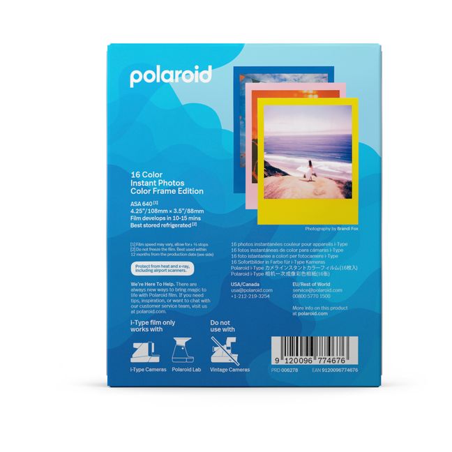 Carrete de color Polaroid para cámaras de fotos - Summer Edition