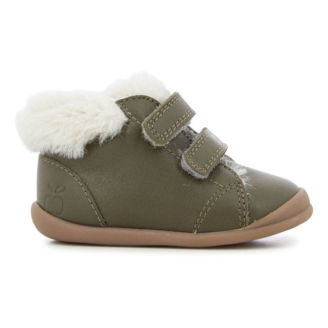 Zapatos Bebe Niño Ante Caqui - Ro Infantil