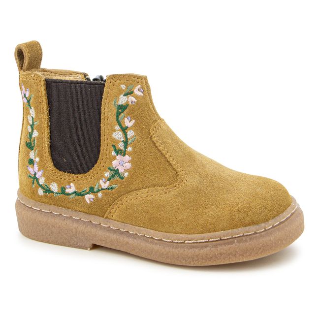 Boots Zip Trix Jod Brodi | Camel