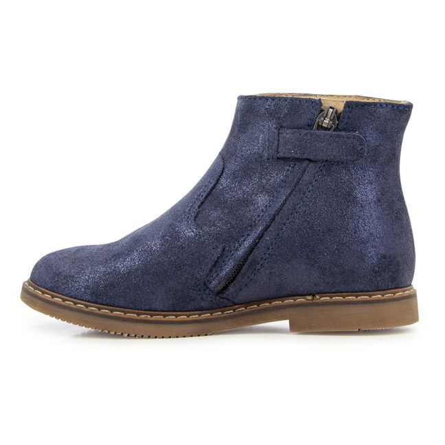 Bottines Zip City Colibri | Bleu marine