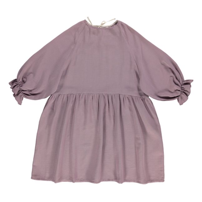 Lilou Organic Cotton Dress | Lavender