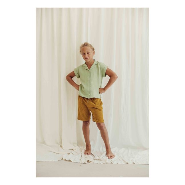 Blouse Coton Bio Mateo | Vert