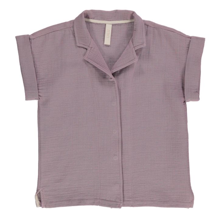 Bluse aus Bio-Baumwolle Mateo | Lavendel- Produktbild Nr. 0