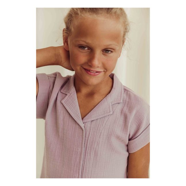 Blouse Coton Bio Mateo | Lavande