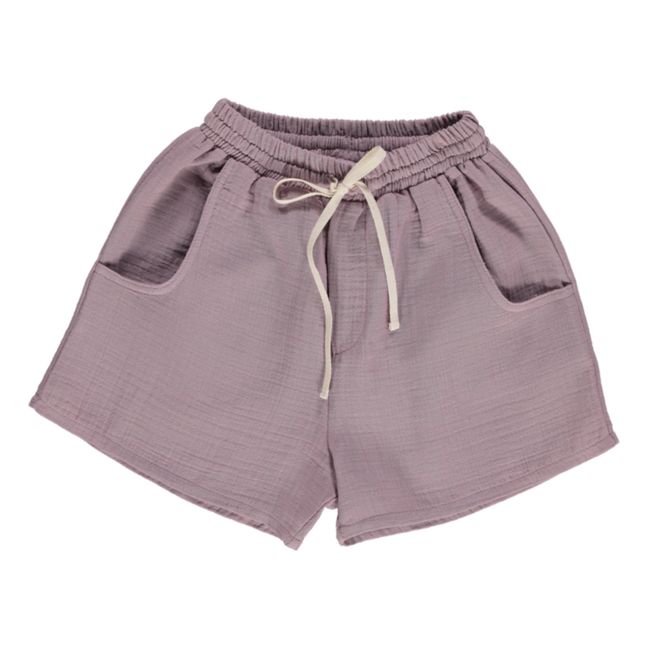 Shorts Bio-Baumwolle Tudor | Lavendel