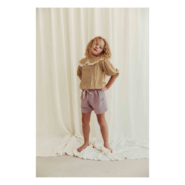 Tudor Organic Cotton Shorts | Lavender