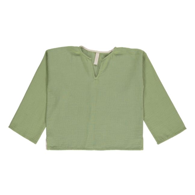 Chemise Coton Bio Leonardo | Vert