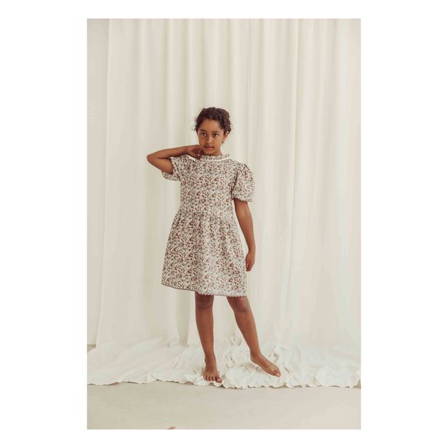 Kleid Geblümt Bio-Baumwolle Bonita | Beige