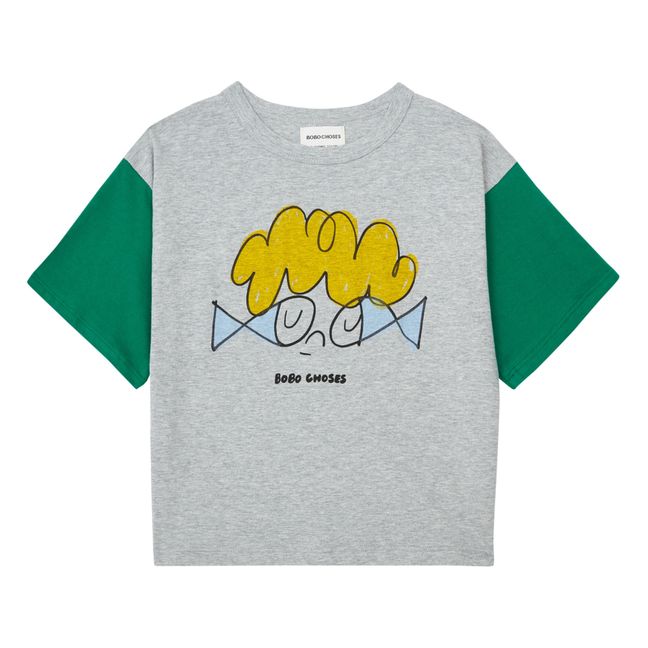 Bobo Choses x Smallable Exclusive -  Organic Cotton Fish T-Shirt | Grün