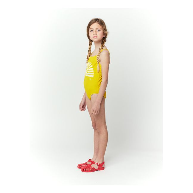 Bobo Choses x Smallable Exclusive - Shell Print One-piece Swimsuit | Yellow