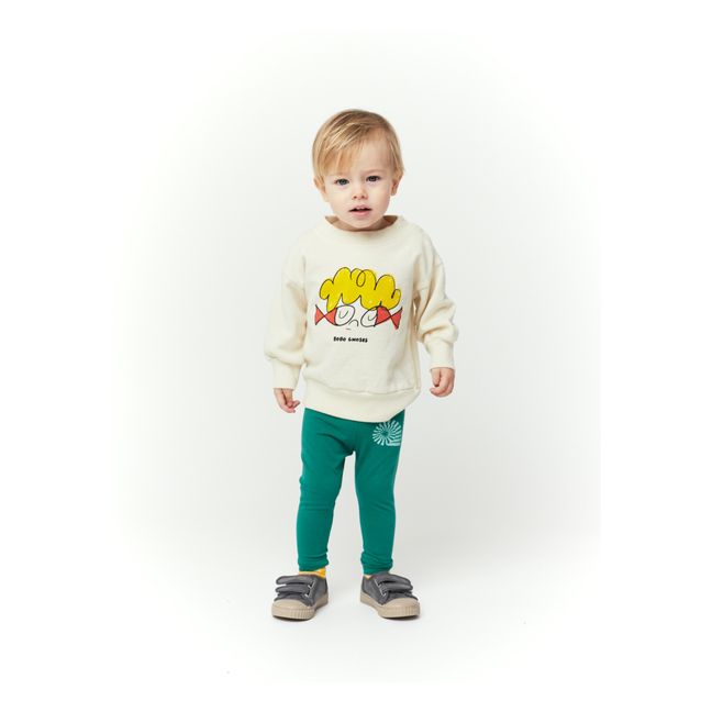 Bobo Choses x Smallable Exclusive - Organic Cotton Fish Baby Sweater | Crudo