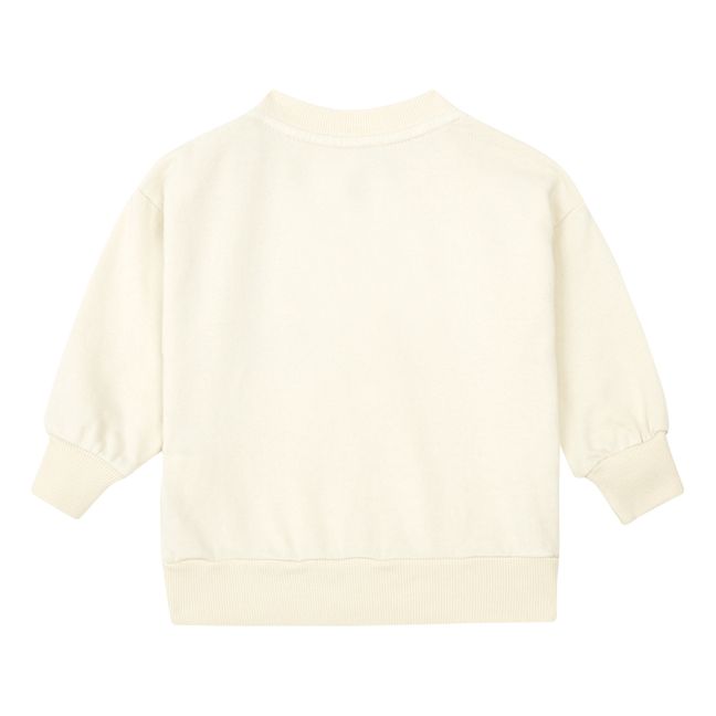 Bobo Choses x Smallable Exclusive - Organic Cotton Fish Baby Sweater | Ecru