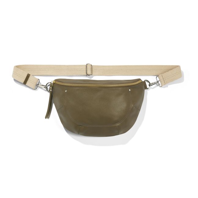 Sac Souply Cuir - Collection Femme | Vert kaki
