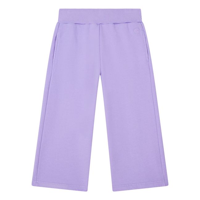 Pantalon Droit Molleton Bio | Mauve