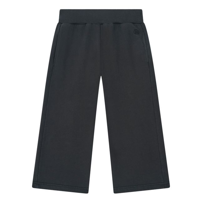 Pantalon Droit Molleton Bio | Noir