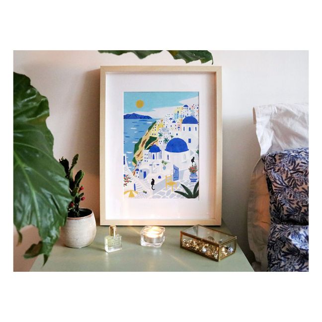 Paint-by-Number Kit - Santorini by Maja Tomljanovic