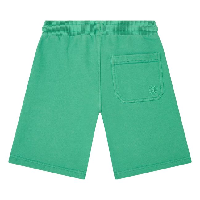 Pantalón corto de niño de forro polar ecológico | Verde