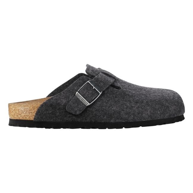 Mules Boston Chaussant Normal | Gris anthracite
