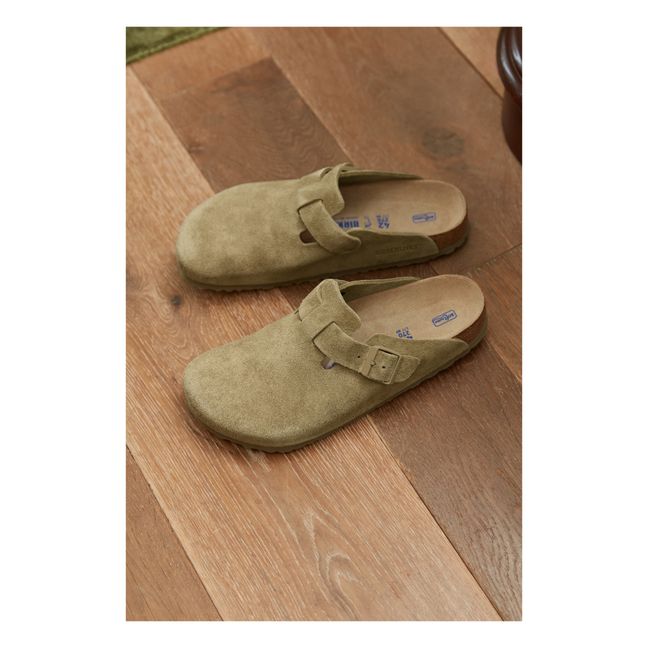 Sabots Boston Chaussant Normal | Vert kaki clair